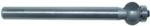 Magnate 2455 Shallow Flute Extended Shank Router Bit - 1/2" Flute Height; 1/2" Shank Diameter; 5" Shank Length; 7/8" Overall Diameter; BR-05 Bearing