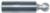 Magnate 2501 Plunge Ball End Carbide Tipped Router Bit - 3/8" Cutting Diameter; 3/8" Cutting Length; 1/2" Shank Diameter; 3/16" Radius; 1-1/2" Shank Length