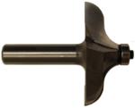 Magnate 4605 Table Top Edge Router Bit, Traditional - 1" Cutting Depth; 3/4" Cutting Height; 1/2" Shank Diameter; 2" Shank Length; 2-1/2" Overall Diameter
