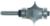 Magnate 7654 Leaf Edge Beading Carbide Tipped Router Bit - 3/8" Radius; 7/8" Cutting Length; 1/4" Shank Diameter; 1-1/2" Shank Length; 1-3/8" Overall Diameter; Comes with 2 Magnate BR-05 bearings.