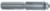 Magnate S7001 V Trim ( Face Frame ) Router Bit - 5/8" Overall Diameter; 1-3/16" Cutting Length; 1/2" Shank Diameter; 1-1/2" Shank Length; BR-03 Bearing