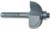 MAGNATE 1002 Cove Carbide Tipped Router Bit - 3/8" Radius; 1/4" Shank Diameter; 1/2" Cutting Length; 1-1/8" Overall Diameter; 1-1/4" Shank Length; Comes with a Magnate BR-02 bearing.; 2-Flute Carbide Tipped