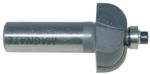 MAGNATE 1005 Cove Carbide Tipped Router Bit - 3/8" Radius; 1/2" Shank Diameter; 1/2" Cutting Length; 1-1/8" Overall Diameter; 1-1/2" Shank Length; Comes with a Magnate BR-02 bearing.; 2-Flute Carbide Tipped