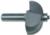 MAGNATE 1008 Cove Carbide Tipped Router Bit - 3/4" Radius; 1/2" Shank Diameter; 7/8" Cutting Length; 2" Overall Diameter; 1-1/2" Shank Length; Comes with a Magnate BR-03 bearing.; 2-Flute Carbide Tipped