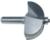 MAGNATE 1009 Cove Carbide Tipped Router Bit - 1" Radius; 1/2" Shank Diameter; 1-1/8" Cutting Length; 2-1/2" Overall Diameter; 1-1/2" Shank Length; Comes with a Magnate BR-03 bearing.; 2-Flute Carbide Tipped