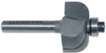Magnate 1021 Cove Carbide Tipped Router Bit - 5/16" Radius; 1/4" Shank Diameter; 1/2" Cutting Length; 1" Overall Diameter; 1-1/4" Shank Length; Comes with a Magnate BR-02 bearing.