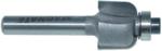 MAGNATE 1022 Cove Carbide Tipped Router Bit - 1/8" Radius; 1/4" Shank Diameter; 3/8" Cutting Length; 5/8" Overall Diameter; 1-1/4" Shank Length; Comes with a Magnate BR-02 bearing.; 2-Flute Carbide Tipped
