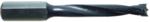 Magnate 1028 Brad Point Boring Bit, 10mm Shank x 77mm OAL - 8.0mm Cutting Diameter; Right Rotation, Carbide Tipped Dowel, 45mm Cutting Length