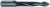 Magnate 1046 Thru-Bore Boring Bit, 10mm Shank x 77mm OAL - 6.0mm Cutting Diameter; Right Rotation, Carbide Tipped 60 Degree V-point, 54mm Cutting Length