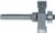 MAGNATE 1105 Slot Cutter Router Bit - 3/8" Cutting Length; 1/4" Shank Diameter; 3/8" Cutting Depth; 1-1/4" Shank Length; 1-1/4" Overall Diameter; 2-Flute Carbide Tipped