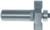 MAGNATE 1111 Slot Cutter Router Bit - 3/8" Cutting Length; 1/2" Shank Diameter; 3/8" Cutting Depth; 1-1/2" Shank Length; 1-1/4" Overall Diameter; 2-Flute Carbide Tipped