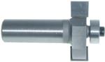 MAGNATE 1111 Slot Cutter Router Bit - 3/8" Cutting Length; 1/2" Shank Diameter; 3/8" Cutting Depth; 1-1/2" Shank Length; 1-1/4" Overall Diameter; 2-Flute Carbide Tipped