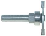 MAGNATE 1142 Slot Cutter Router Bit with Top-Mounted Bearing - 1/8" Cutting Length; 5/16" Cutting Depth; 1/4" Shank Diameter; 1-1/2" Shank Length; 1-1/4" Overall Diameter; 2-Flute Carbide Tipped