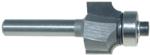 MAGNATE 1200 Corner Rounding/Beading Router Bit - 1/8" Radius; 3/8" Cutting Length; 1/4" Shank Diameter; 3/4" Overall Diameter; 1-1/4" Shank Length; 2-Flute Carbide Tipped, AKA Round Over router bit