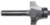 MAGNATE 1202 Corner Rounding/Beading Router Bit - 1/4" Radius; 7/16" Cutting Length; 1/4" Shank Diameter; 1" Overall Diameter; 1-1/4" Shank Length; 2-Flute Carbide Tipped, AKA Round Over router bit