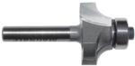 MAGNATE 1202 Corner Rounding/Beading Router Bit - 1/4" Radius; 7/16" Cutting Length; 1/4" Shank Diameter; 1" Overall Diameter; 1-1/4" Shank Length; 2-Flute Carbide Tipped, AKA Round Over router bit