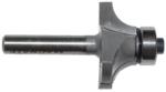 MAGNATE 1203 Corner Rounding/Beading Router Bit - 5/16" Radius; 1/2" Cutting Length; 1/4" Shank Diameter; 1-1/8" Overall Diameter; 1-1/4" Shank Length; 2-Flute Carbide Tipped, AKA Round Over router bit