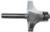 MAGNATE 1205 Corner Rounding/Beading Router Bit - 1/2" Radius; 3/4" Cutting Length; 1/4" Shank Diameter; 1-1/2" Overall Diameter; 1-1/4" Shank Length; 2-Flute Carbide Tipped, AKA Round Over router bit