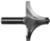 MAGNATE 1214 Corner Rounding/Beading Router Bit - 1-1/8" Radius; 1-3/8" Cutting Length; 1/2" Shank Diameter; 2-3/4" Overall Diameter; 1-1/2" Shank Length; 2-Flute Carbide Tipped, AKA Round Over router bit