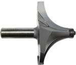 MAGNATE 1215 Corner Rounding/Beading Router Bit - 1-1/4" Radius; 1-1/2" Cutting Length; 1/2" Shank Diameter; 3" Overall Diameter; 1-1/2" Shank Length; 2-Flute Carbide Tipped, AKA Round Over router bit