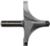 MAGNATE 1216 Corner Rounding/Beading Router Bit - 1-1/2" Radius; 1-3/4" Cutting Length; 1/2" Shank Diameter; 3-1/2" Overall Diameter; 1-1/2" Shank Length; 2-Flute Carbide Tipped, AKA Round Over router bit