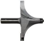 MAGNATE 1216 Corner Rounding/Beading Router Bit - 1-1/2" Radius; 1-3/4" Cutting Length; 1/2" Shank Diameter; 3-1/2" Overall Diameter; 1-1/2" Shank Length; 2-Flute Carbide Tipped, AKA Round Over router bit