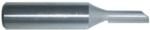 MAGNATE 123 Straight 1-Flute Router Bit - 1/4" Cutting Diameter; 3/4" Cutting Length; 1/2" Shank Diameter; 1-1/2" Shank Length; Carbide Tipped, Non-Plunging