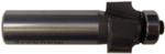 MAGNATE 1242 Corner Rounding/Beading Router Bit - 1/8" Radius; 3/8" Cutting Length; 1/2" Shank Diameter; 3/4" Overall Diameter; 1-1/2" Shank Length; 2-Flute Carbide Tipped, AKA Round Over router bit