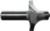 MAGNATE 1244 Corner Rounding/Beading Router Bit - 9/16" Radius; 13/16" Cutting Length; 1/2" Shank Diameter; 1-5/8" Overall Diameter; 1-1/2" Shank Length; 2-Flute Carbide Tipped, AKA Round Over router bit