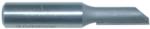 MAGNATE 125 Straight 1-Flute Router Bit - 3/8" Cutting Diameter; 1" Cutting Length; 1/2" Shank Diameter; 1-1/2" Shank Length; Carbide Tipped, Non-Plunging