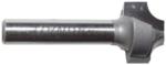 MAGNATE 1253 Plunge Flat Roundover Router Bit - 3/16" Radius; 1/4" Small Diameter; 1/4" Shank Diameter; 7/16" Cutting Length; 1-1/4" Shank Length; 2-Flute Carbide Tipped