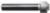MAGNATE 1254 Plunge Flat Roundover Router Bit - 1/4" Radius; 1/4" Small Diameter; 1/4" Shank Diameter; 1/2" Cutting Length; 1-1/4" Shank Length; 2-Flute Carbide Tipped