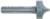 MAGNATE 1256 Plunge Flat Roundover Router Bit - 1/4" Radius; 1/8" Small Diameter; 1/4" Shank Diameter; 1/2" Cutting Length; 1-1/4" Shank Length; 2-Flute Carbide Tipped