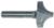 MAGNATE 1257 Plunge Flat Roundover Router Bit - 11/32" Radius; 3/16" Small Diameter; 1/4" Shank Diameter; 9/16" Cutting Length; 1-1/4" Shank Length; 2-Flute Carbide Tipped