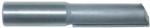 MAGNATE 126 Straight 1-Flute Router Bit - 1/2" Cutting Diameter; 1-1/4" Cutting Length; 1/2" Shank Diameter; 1-1/2" Shank Length; Carbide Tipped, Non-Plunging