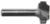 MAGNATE 1262 Plunge Flat Roundover Router Bit - 1/8" Radius; 1/2" Small Diameter; 1/4" Shank Diameter; 3/8" Cutting Length; 1-1/4" Shank Length; 2-Flute Carbide Tipped