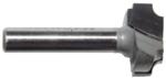 MAGNATE 1262 Plunge Flat Roundover Router Bit - 1/8" Radius; 1/2" Small Diameter; 1/4" Shank Diameter; 3/8" Cutting Length; 1-1/4" Shank Length; 2-Flute Carbide Tipped