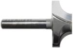 MAGNATE 1265 Plunge Flat Roundover Router Bit - 5/16" Radius; 1/2" Small Diameter; 1/4" Shank Diameter; 1/2" Cutting Length; 1-1/4" Shank Length; 2-Flute Carbide Tipped