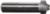 MAGNATE 1274 Plunge Flat Roundover Router Bit - 1/4" Radius; 1/4" Small Diameter; 1/2" Shank Diameter; 1/2" Cutting Length; 2" Shank Length; 2-Flute Carbide Tipped