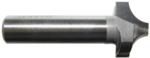 MAGNATE 1276 Plunge Flat Roundover Router Bit - 3/8" Radius; 1/4" Small Diameter; 1/2" Shank Diameter; 5/8" Cutting Length; 2" Shank Length; 2-Flute Carbide Tipped
