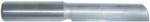 MAGNATE 128 Straight 1-Flute Router Bit - 1/2" Cutting Diameter; 2" Cutting Length; 1/2" Shank Diameter; 1-1/2" Shank Length; Carbide Tipped, Non-Plunging