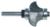 MAGNATE 1289 Matching Corner Round/Cove Router Bit - 3/8" Radius; 1/4" Shank Diameter; 25/32" Cutting Length; 1-3/8" Overall Diameter; 1-1/2" Shank Length; 2-Flute Carbide Tipped