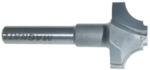 MAGNATE 1292 Classic Plunge Beading Router Bit - 1/4" Radius; 7/8" Cutting Diameter; 7/16" Cutting Height; 1/4" Shank Diameter; 1-1/4" Shank Length; 2-Flute Carbide Tipped