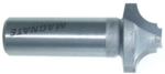MAGNATE 1293 Classic Plunge Beading Router Bit - 1/4" Radius; 7/8" Cutting Diameter; 7/16" Cutting Height; 1/2" Shank Diameter; 1-1/2" Shank Length; 2-Flute Carbide Tipped