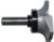 MAGNATE 1295 Shear Under Roundover Router Bit - 1/2" Radius; 3/4" Cutting Length; 1-3/4" Shank Length; 2-3/8" Overall Diameter; BR-27 Bearing; 1/2" Shank Diameter, 2-Flute Carbide Tipped