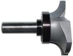 MAGNATE 1295 Shear Under Roundover Router Bit - 1/2" Radius; 3/4" Cutting Length; 1-3/4" Shank Length; 2-3/8" Overall Diameter; BR-27 Bearing; 1/2" Shank Diameter, 2-Flute Carbide Tipped