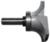 MAGNATE 1296 Shear Under Roundover Router Bit - 3/4" Radius; 1" Cutting Length; 1-3/4" Shank Length; 2-7/8" Overall Diameter; BR-27 Bearing; 1/2" Shank Diameter, 2-Flute Carbide Tipped