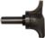 MAGNATE 1298 Shear Under Roundover Router Bit - 5/8" Radius; 7/8" Cutting Length; 1-3/4" Shank Length; 2-5/8" Overall Diameter; BR-27 Bearing; 1/2" Shank Diameter, 2-Flute Carbide Tipped