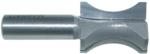MAGNATE 1307 Finger Nail Router Bit - 1" Bead Height; 3/16" Cutting Depth; 1/2" Shank Diameter; 1" Overall Diameter; 1-1/2" Shank Length; 2-Flute Carbide Tipped