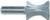 MAGNATE 1308 Finger Nail Router Bit - 1-1/8" Bead Height; 1/4" Cutting Depth; 1/2" Shank Diameter; 1-1/8" Overall Diameter; 1-1/2" Shank Length; 2-Flute Carbide Tipped